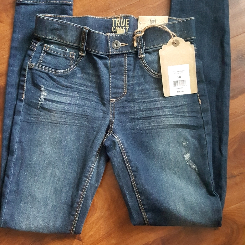 True Craft Girls Skinny Blue/Sofia Jeans (NWT)